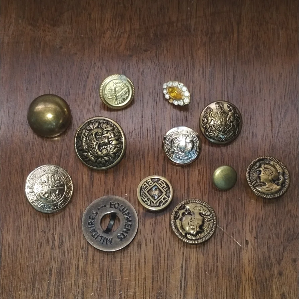 Assorted Gold Buttons